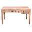 Bureau à domicile en bois de manguier rustique grainé