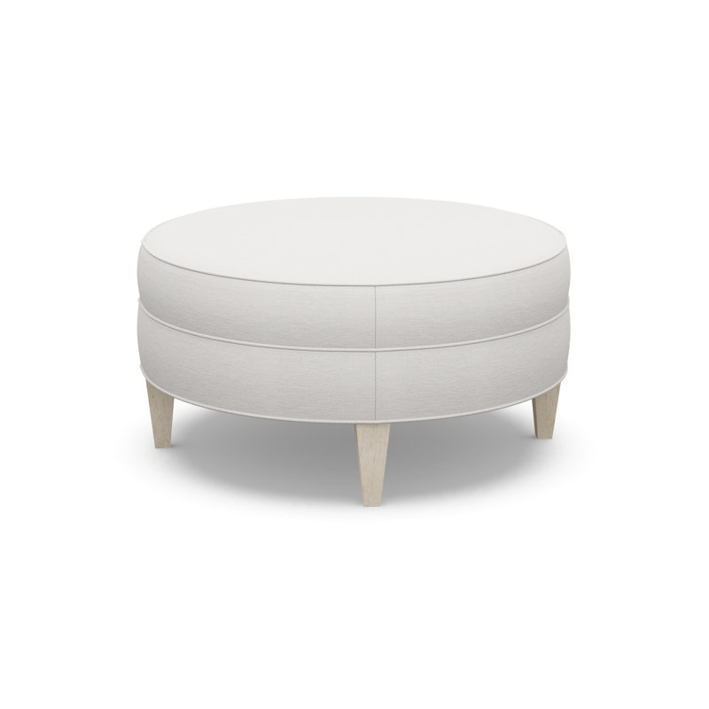 Round Ottoman, 9637-49, Sandstone