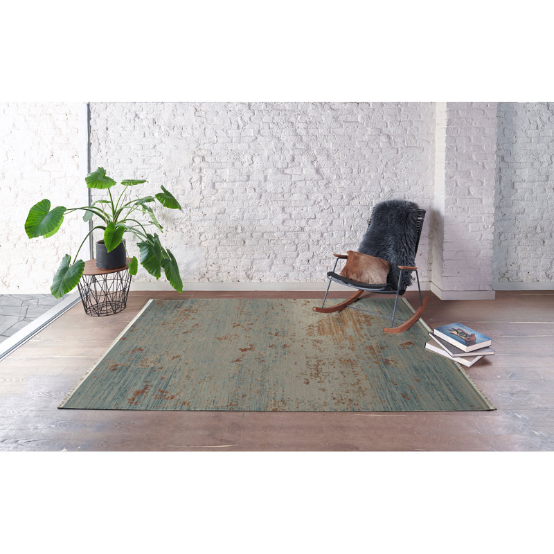 Gard Abstract Viscose Area Rug, Rectangle 120 x 170cm