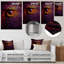 «Purple Feather Dreams I - Glam Feather», art mural en métal-35265951