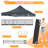 10x10 Heavy Duty Canopy Tent, Pop up Gazebo with Netting Screened ,Waterproof-105123476