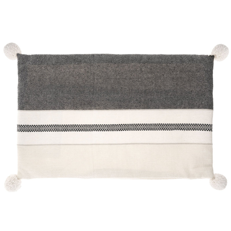 LISBON POM POM PILLOW COVER  LUMBAR
