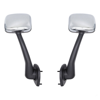 Chrome Hood Mirrors Compatible With Freightliner Cascadia 2008-2016 Pair