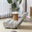 Ergonomic Recliner Chair - Supports Various Activities Gray Linen Filled Adjustable Reclining For Dorm Space Saving Metal