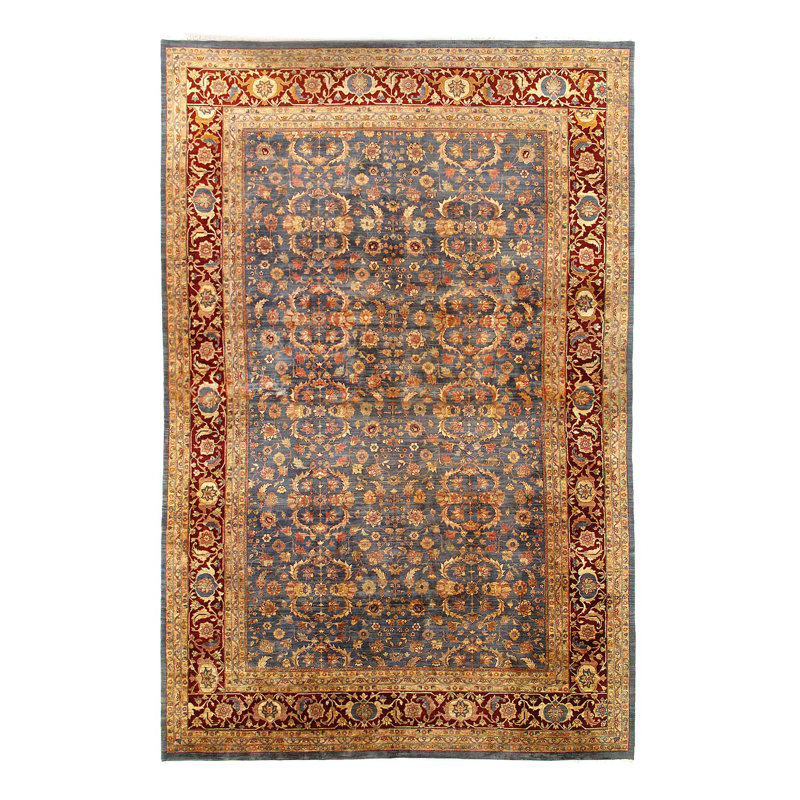 Fine Hand Knotted Agra rug 12' X 18'2''