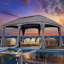 12 pi. L 20 pi. D Pavillon de jardin en acier-86671399