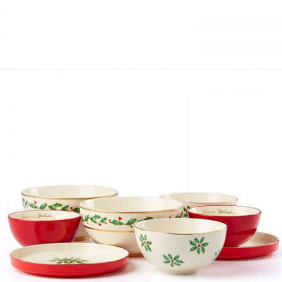 Lenox Holiday Luna Nesting Dinnerware Set