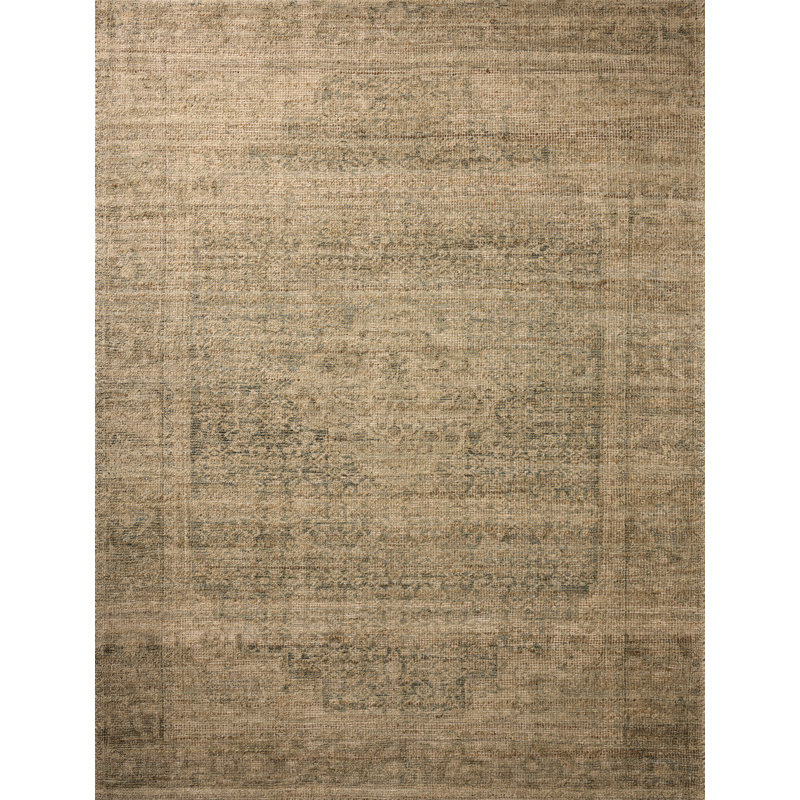 Tapis océan / naturel Magnolia Home par Joanna Gaines x Loloi Oakley, 2 pi 3 po x 3 pi 9 po