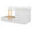 Bunk Bed With 2 Large Drawers 5 Small Drawers And Built-In Small Wardrobe-188925170