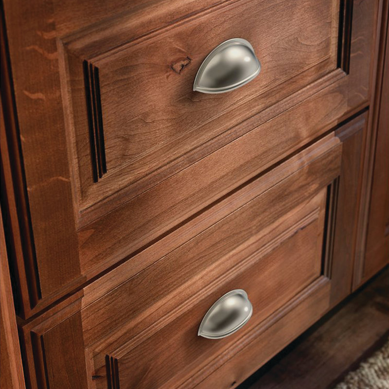 Farmhouse 3" Center Cup/Bin Pull Multipack, Satin Nickel