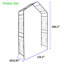 Arche de jardin en métal L56,3 po x l 16,93 po x H 94,5 po