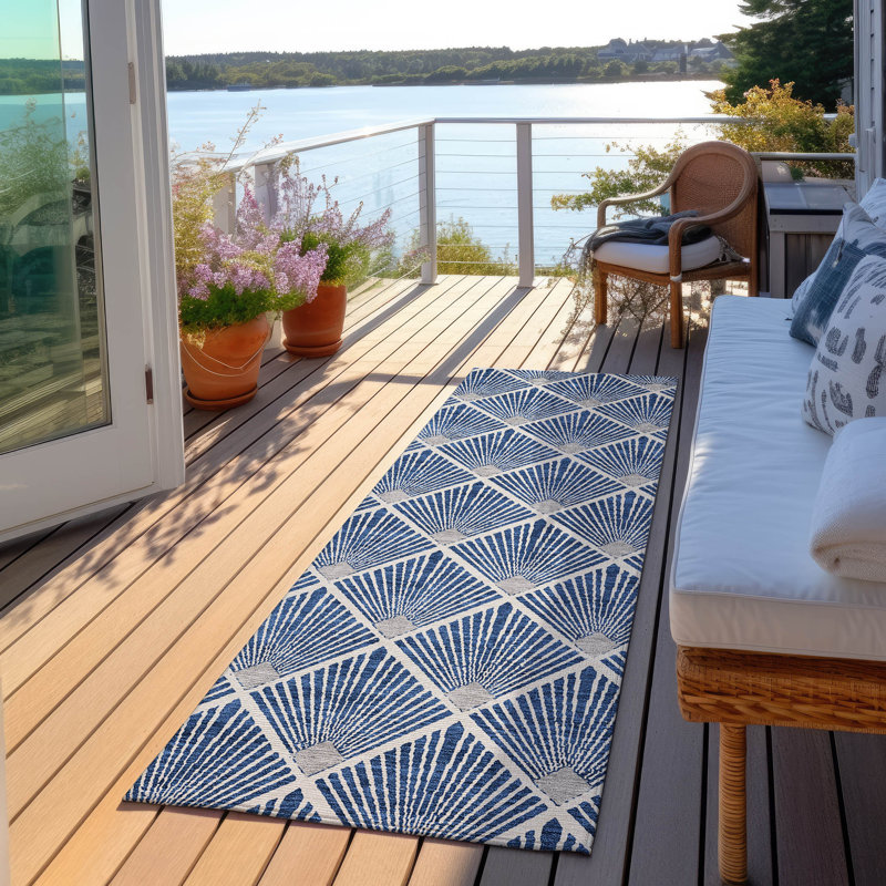 Tapis intérieur / extérieur Maliana, Round 8'