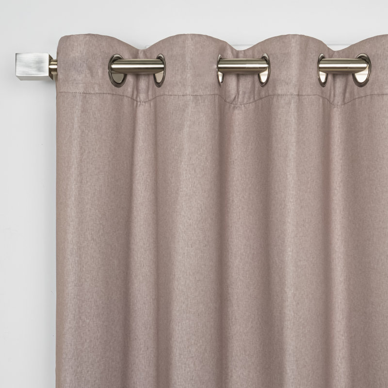 Paire de rideaux obscurcissant Jhoniel, Beige, L 52 po x L 84 po