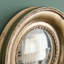 Boho Wood Convex Wall Mirror