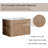 Croissy 30'' Single Bathroom Vanity with Ceramic Top