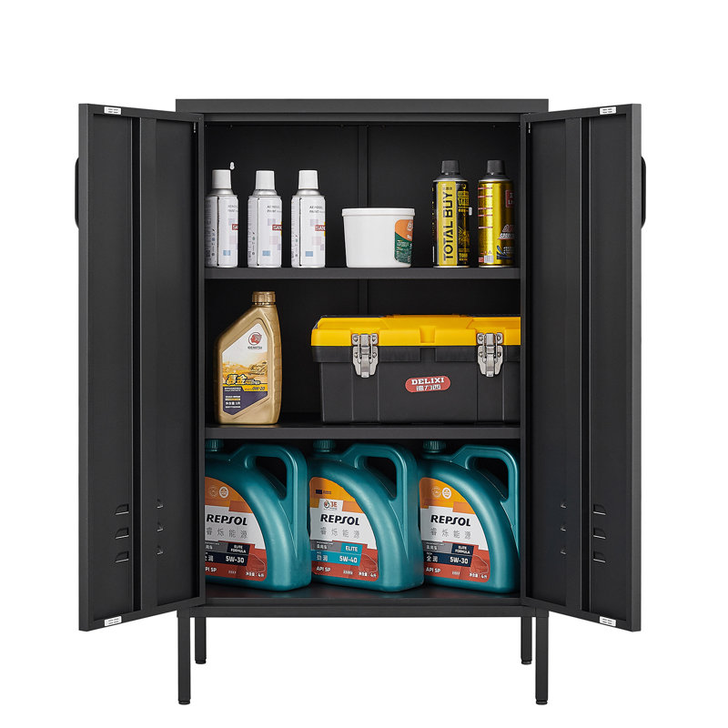 Steel storage cabinet