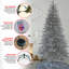 The Holiday Aisle® Arbre métallique argenté pré-éclairé 7,5 pi