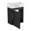 Ensemble de meuble-lavabo de salle de bain, petit meuble-lavabo moderne avec lavabo en céramique, ensemble d'armoire de meuble-lavabo-113448652