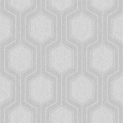 Boråstapeter Graphic Hexagon Wallpaper
