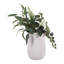 Vase en terre cuite texturé à motif de fleurs en terre cuite pour la décoration intérieure - Vase de table haute pour salon ou tablette-132134797