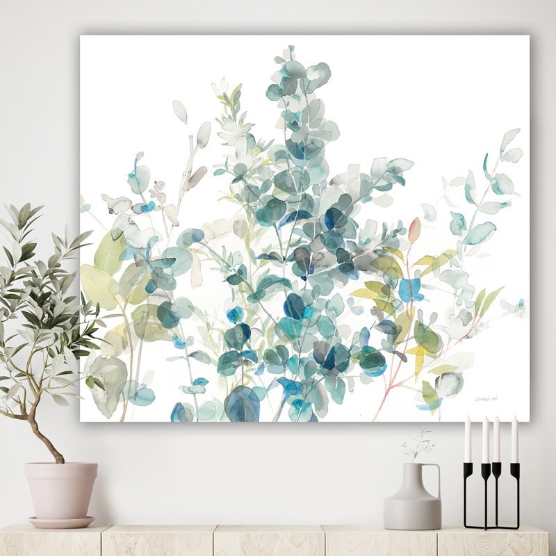«Eucalyptus Natural Element», reproduction d'art sur toile, H 24 po x l 32 po x P 1 po