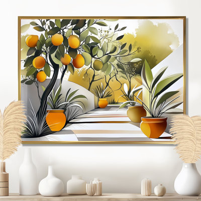 Southaven II - agrume, art mural encadré