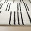 Tapis d'intérieur crème abstrait à motif de branches Tapis Alinda-1499205240