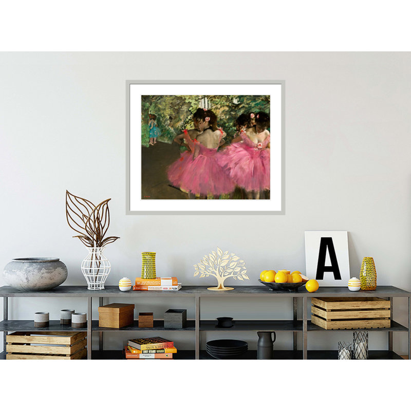 «Dancers in Pink» par Edgar Degas, impression giclée encadrée, H 33,5 po x l 39,65 po