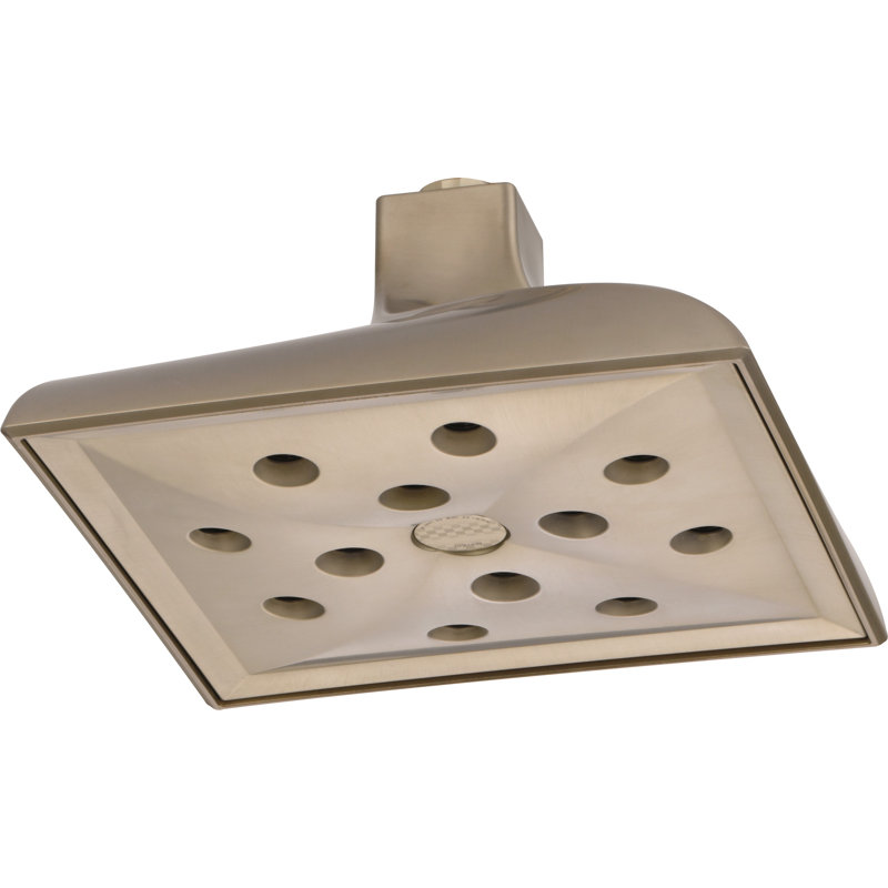 Virage® H2OKinetic® Square Raincan Showerhead, Brushed Nickel, 1.75 GPM