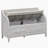 Rustic Multifunctional Storage Bench (Gray Wash)-1856550208