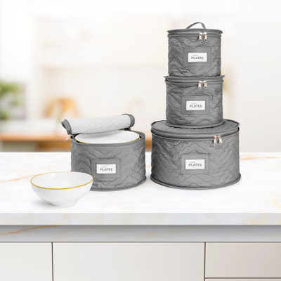 Dinnerware Quilted Storage Set (4 Pc)