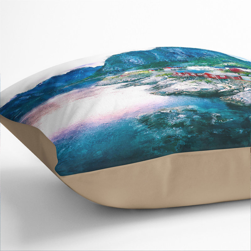 Square Cushion, Stone, 40cm H x 40cm W x 15cm D