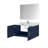 Bath Vanity With Faucet Set And LED Mirror