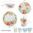 Fitz And Floyd Garden Delight 32-Pc Porcelain Dinnerware Set, Service For 8