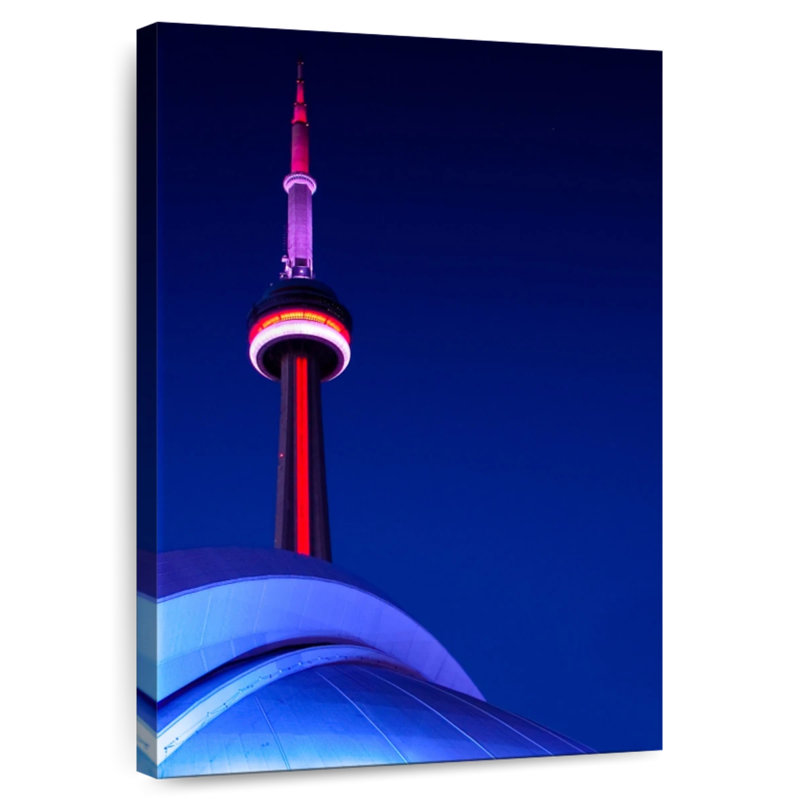 Aime CN Tower Spire Lights, 39" H x 26" W