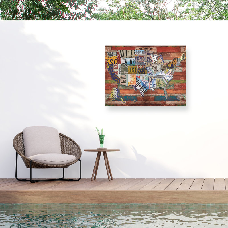 Plaque bolologienne sur bois coloré, H 35 po x l 47 po