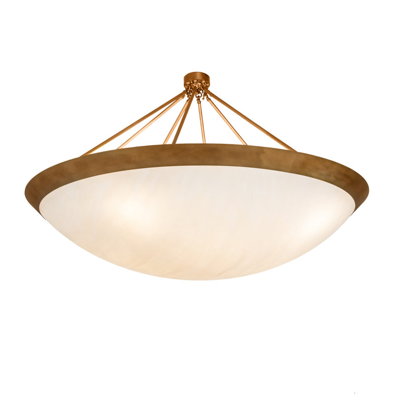 Luminaire bol suspendu à 8 lumières