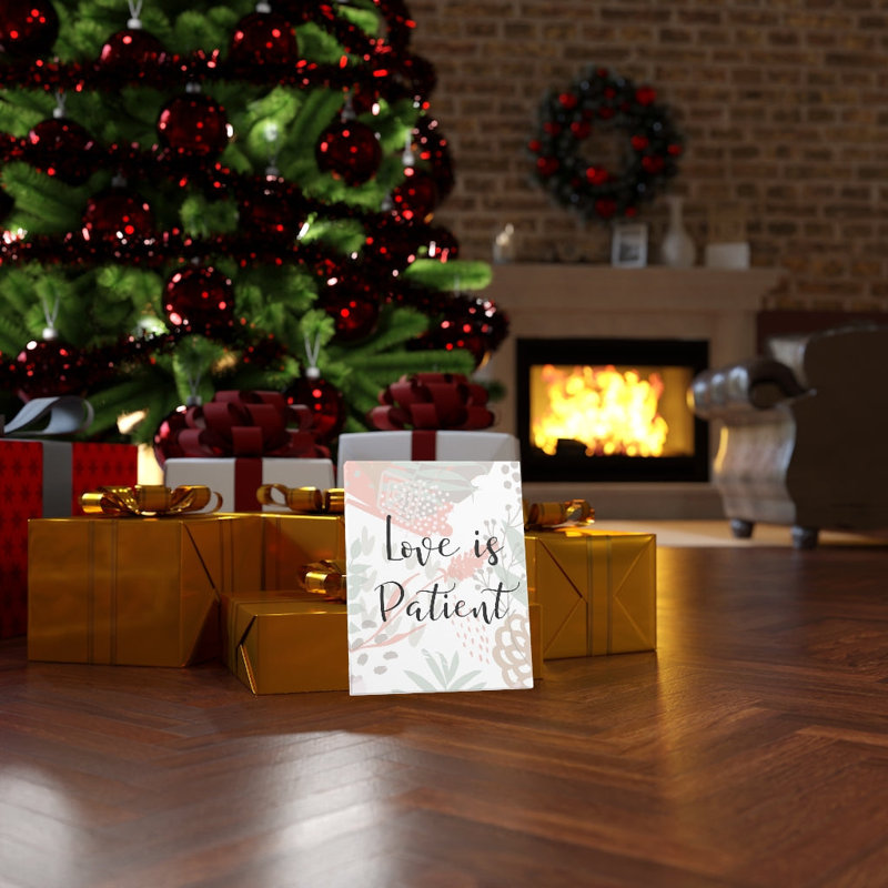 Love Is Patient - Wrapped Canvas Print, 61cm H x 46cm W