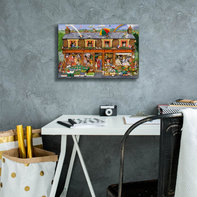  'Alphabet Shop' by Gale Pitt Canvas Wall Art, 18" x 12"