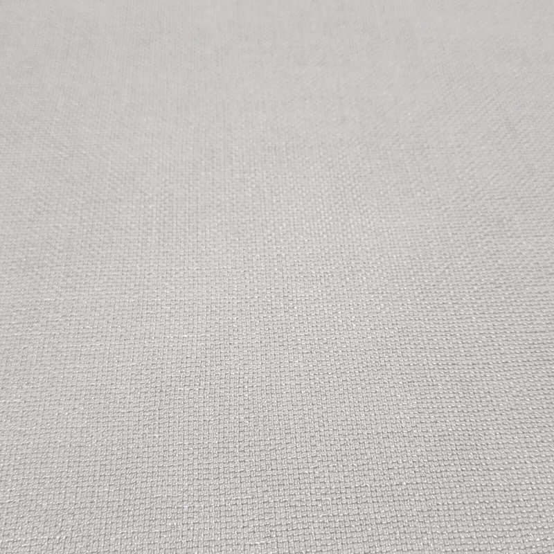 Off White Plain Thread Basketweave Textured Plain Wallpaper