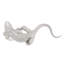 Figurine lézard en céramique brillante