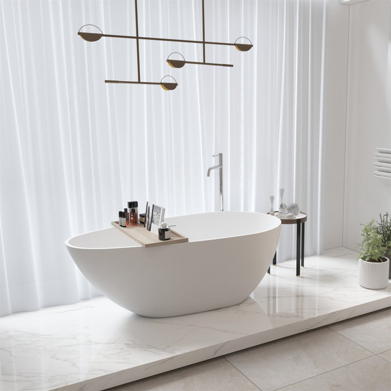 59'' x 30.7'' Solid Surface Bathtub