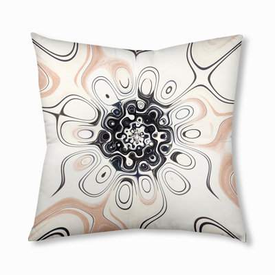 Abstract Reversible Throw Pillow