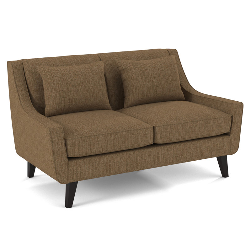 Gros Upholstered 61'' Loveseat, Heavenly Cafe Chenille