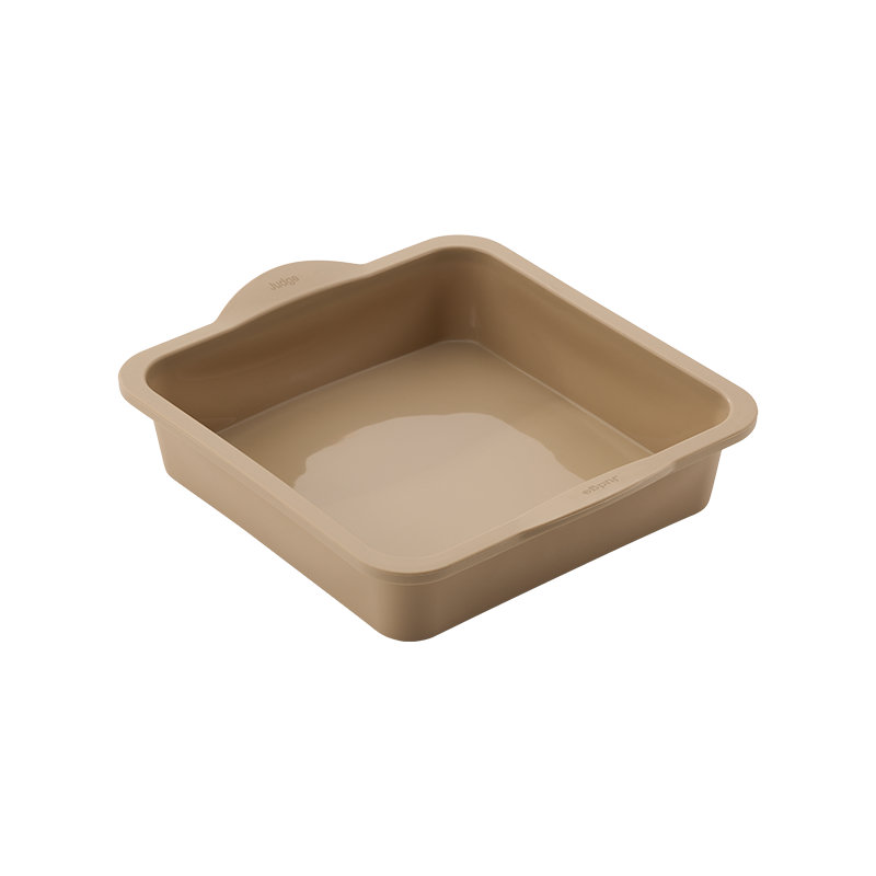Judge Silicone, 8"/20cm Square Cake Tin, Hazelnut, Hazelnut