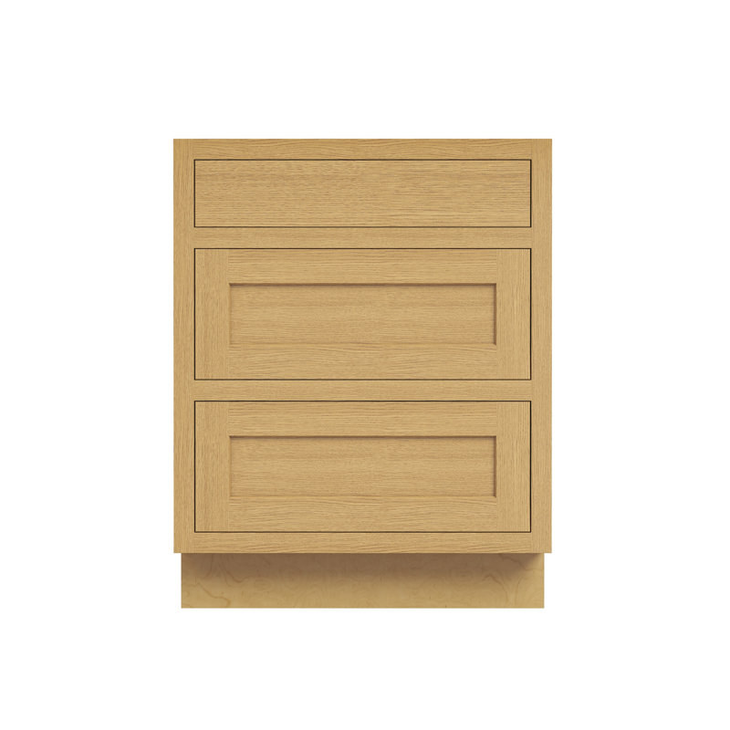 Armoire de cuisine à 3 tiroirs l 27 po x H 34,5 po x P 25 po prête à assembler Casainc, W27"x H34.5"