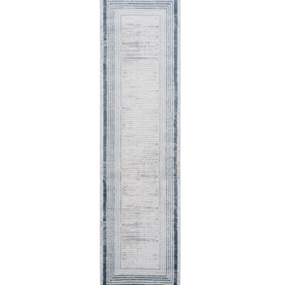 Tapis de 2 x 8 po bleu