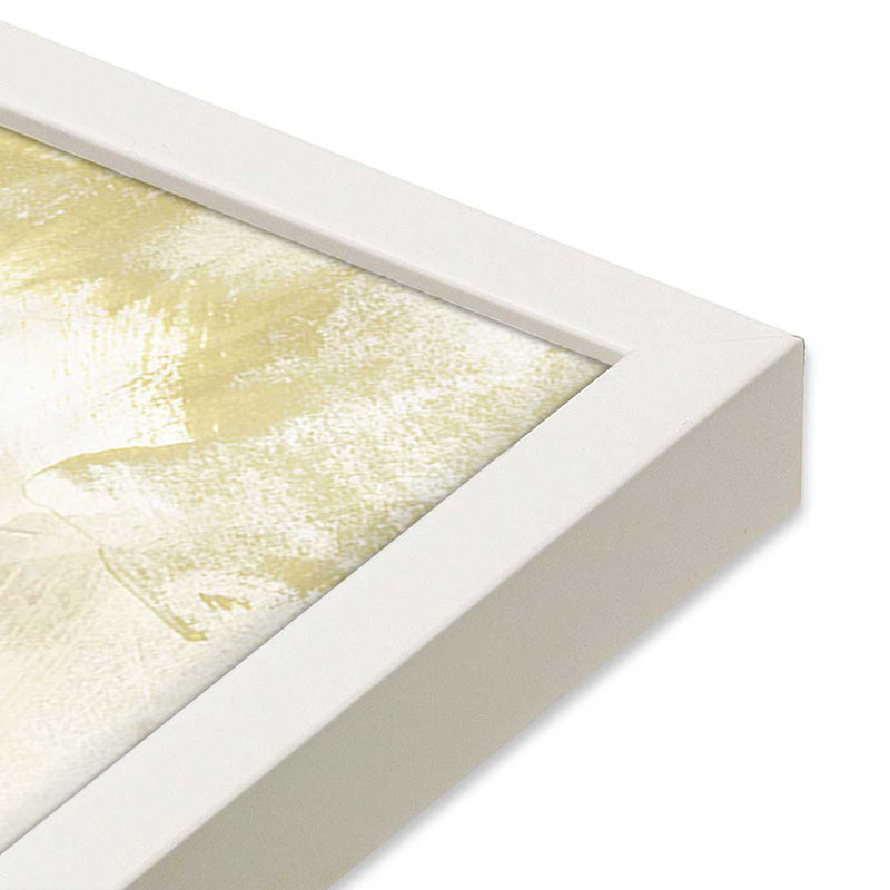 "Texture Collage I" par June Erica Vess, reproduction d'art sur toile, H 12 po x l 12 po, Blanc