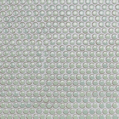 Hudson Penny Round .80" x .80" Porcelain Penny Round Mosaic Wall & Floor Tile