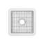 Whitehaus Collection Undermount Single Bowl Fireclay Kitchen Sink with Stainless Steel Grid-704333038